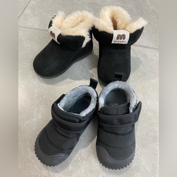 2 Pairs- Baby Winter Shoes - Picture 3 of 15